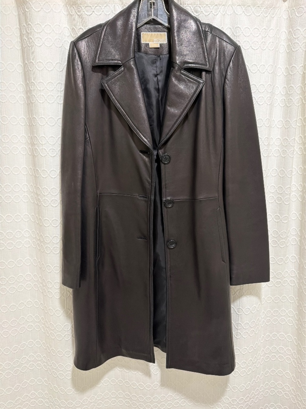 Black leather butter soft size L